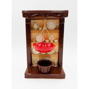 Yankee Candle China Hutch Brown Cabinet Tart Potpourri Essential Oils Warmer
